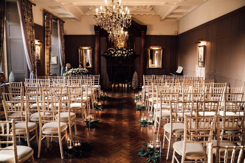 ceremony space winter wedding gallery