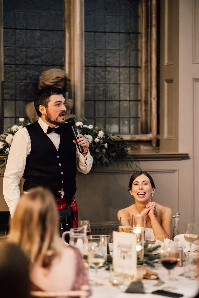 speeches winter wedding gallery