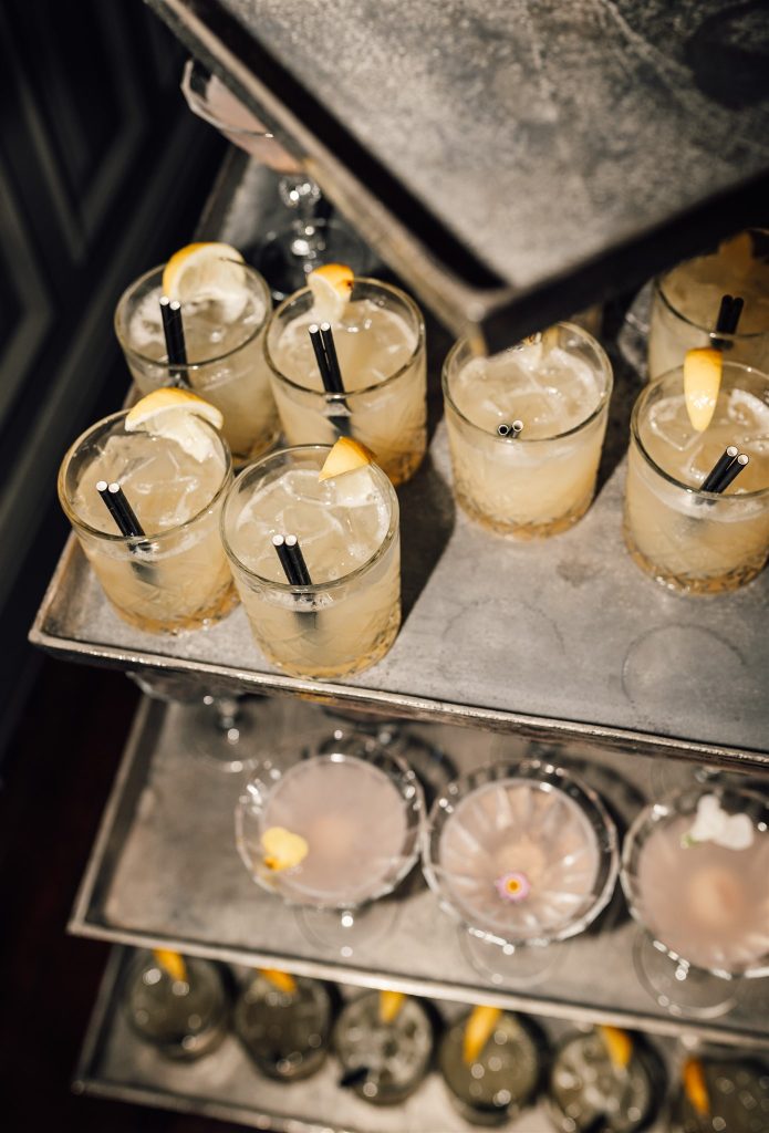 drinks reception tower winter wedding gallery